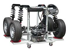 四輪轉(zhuǎn)向系統(tǒng)實驗臺